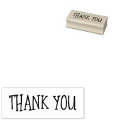 Stijlvol en grappig Dank je Rubberstempel (Gestempeld)