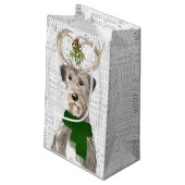 Stijlvol en grappig Iers Wolfhound Lover Kerstmis Klein Cadeauzakje (Achterkant Gekanteld)