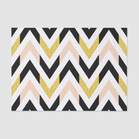 Stijlvol en rendabel Geometrical Chevron Pattern Tissuepapier (Voorkant)