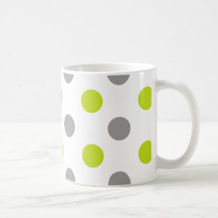 Stijlvol en trendy polka dots patroon koffiemok