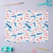Stijlvol Fireworks Freedom Pattern bevestigen Tissuepapier (Craft)