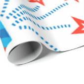 Stijlvol Fireworks Freedom Pattern Cadeaupapier (Rol Hoek)