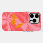 Stijlvol flessenvormig flesje roze rood Case-Mate iPhone case (Achterkant (horizontaal))