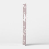 Stijlvol Floral Pattern Monogram Case-Mate iPhone Case (Achterkant / Rechts)