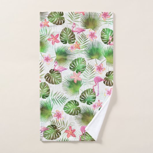 Stijlvol folieontwerp en tropisch ontwerp van Flam Bad Handdoek (Handdoek)