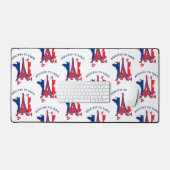 Stijlvol GEADDICEERD AAN PARIS Bureaumat (Keyboard & Muis)