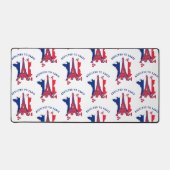 Stijlvol GEADDICEERD AAN PARIS Bureaumat (Voorkant)