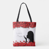 Stijlvol, geavanceerd Feminine Silhouette Draagtas (Achterkant)