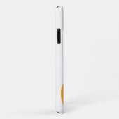 Stijlvol geluid met ogen op wit Case-Mate iPhone case (Achterkant/rechts)