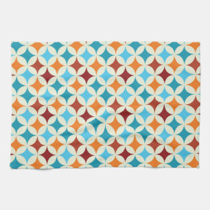 Stijlvol geometrisch: naadloos patroon theedoek