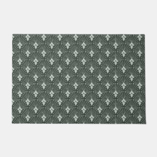 Stijlvol geometrisch patroon, kunstdeco. deurmat
