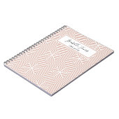 stijlvol geometrisch script aangepast aan school notitieboek (Linkerzijde)