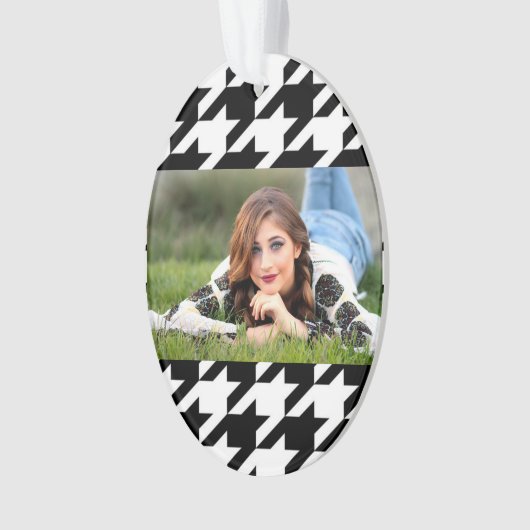 stijlvol geometrisch zwart wit geluidsdieptepatroo ornament (voorkant)