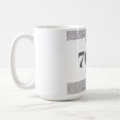 , stijlvol, gepersonaliseerd mok cadeau 70e verjaa (Links)