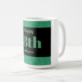 , stijlvol, gepersonaliseerd mok cadeau voor 18e v (Voorkant rechts)