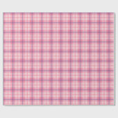 Stijlvol geruit patroon van rood roze blauw cadeaupapier (Vlak)