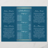 Stijlvol glitter en geborsteld metaal, drievoudig (Achterkant)