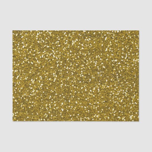 Stijlvol Glitter Gold Tissuepapier (Voorkant)