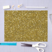 Stijlvol Glitter Gold Tissuepapier (Craft)