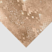 Stijlvol Gold Glitter Oerwoud Snake Skin Pattern Tissuepapier (Detail)