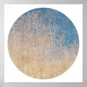 Stijlvol Golden Grass Blue Sky Dreamweaver Poster