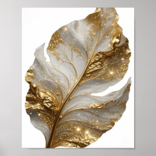Stijlvol Goud GOUDEN BLAD Print