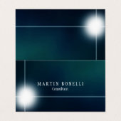 Stijlvol Greeny Plain Clean Visitekaartjes (Buitenkant ongevouwen)