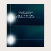 Stijlvol Greeny Plain Clean Visitekaartjes (Binnenkant ongevouwen)