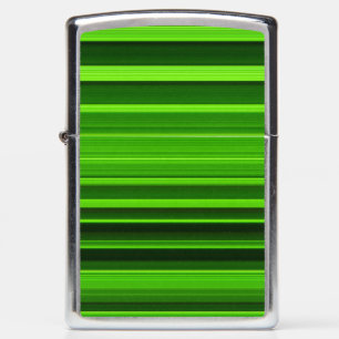 Stijlvol Groen en Zwart Striped Patroon