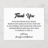 stijlvol handschrift bruiloft 3 foto's collage kaa (Achterkant)