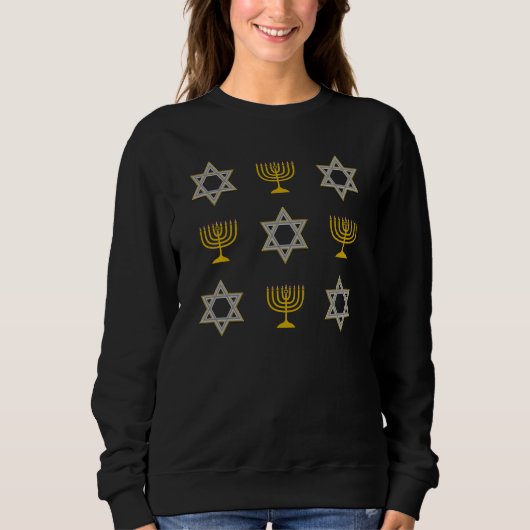 Stijlvol HANUKKAH Trui (Voorkant)