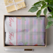 Stijlvol hart tissuepapier (Geschenk)