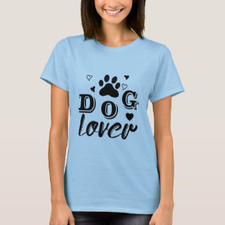 Stijlvol Hondenliefhebber Design met Paw Print en  T-shirt