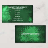 Stijlvol hoogtepunt - Groen Visitekaartje (Voorkant / Achterkant)