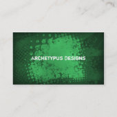 Stijlvol hoogtepunt - Groen Visitekaartje (Achterkant)
