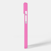 Stijlvol Hot Pink Monogram Case-Mate iPhone Case (Achterkant / Links)