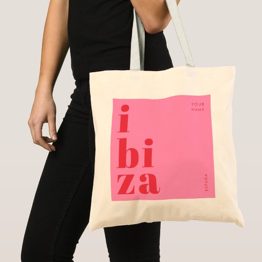 Stijlvol Ibiza Spanje souvenir Tote Bag
