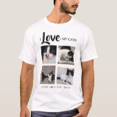 Stijlvol | Ik hou van mijn | Kat | Foto T-shirt (Voorkant)