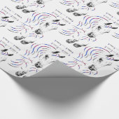 Stijlvol Jumping Jumper Horse Cadeaupapier (Hoek)