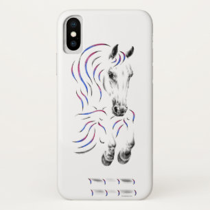 Stijlvol Jumping Jumper Horse iPhone X Hoesje