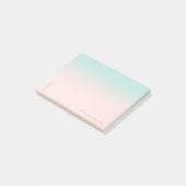 Stijlvol, kalmerend, persoonlijk post-it® notes (Schuin)