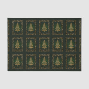 Stijlvol kerstboompapier en staartwappapier tissuepapier