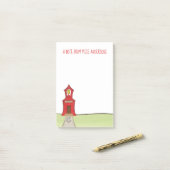 Stijlvol klaslokaal van de leerschool post-it® notes (Op bureau)