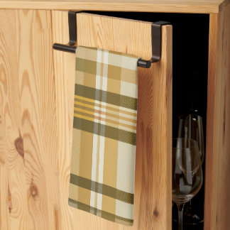 Stijlvol klassiek gouden en beige karostof theedoek