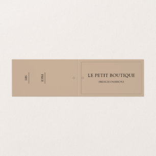 Stijlvol kleding Boutique Hanging Price Label Visitekaartjes