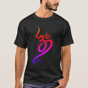 Stijlvol Kleurrijk OM-teken T-shirt