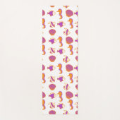 Stijlvol, kleurrijk Zee leven onderwaterpatroon Yogamat (Voorkant)