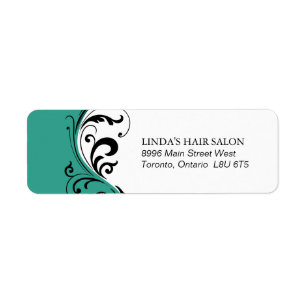 Stijlvol label retouradres