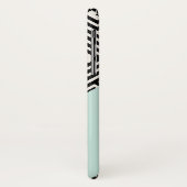 Stijlvol Latijnse moderne zwarte Munt - Grieks sle Case-Mate iPhone Case (Achterkant/links)