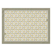 Stijlvol lederpatroonmonogram Small Gold ID707 Tafelkleed (Voorkant (Horizontaal))